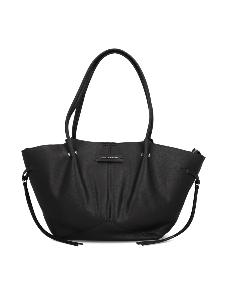 KARL-LAGERFELD-K/PIERCED-MD-TOTE-srebrna
