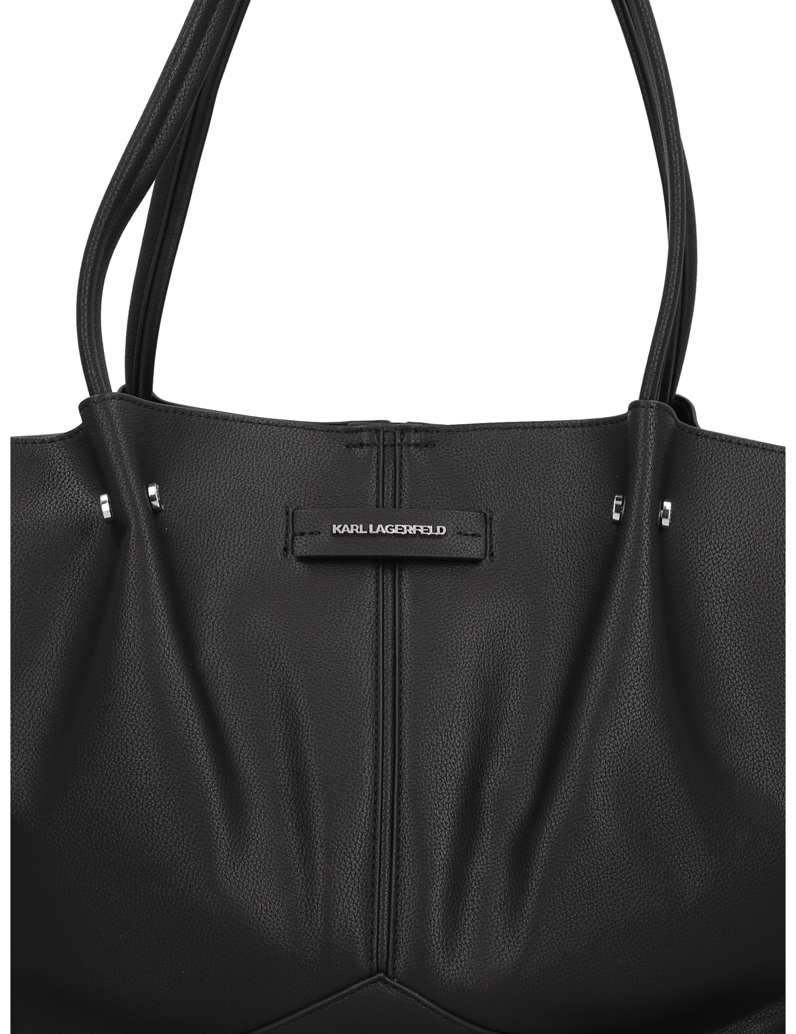 KARL-LAGERFELD-K/PIERCED-MD-TOTE-srebrna