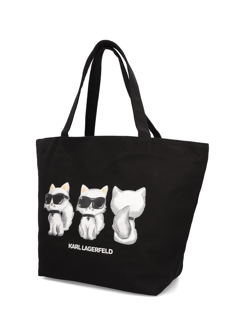 KARL-LAGERFELD-IKON-3SIDES-CHOUP-REV-SHOPPER-čierna