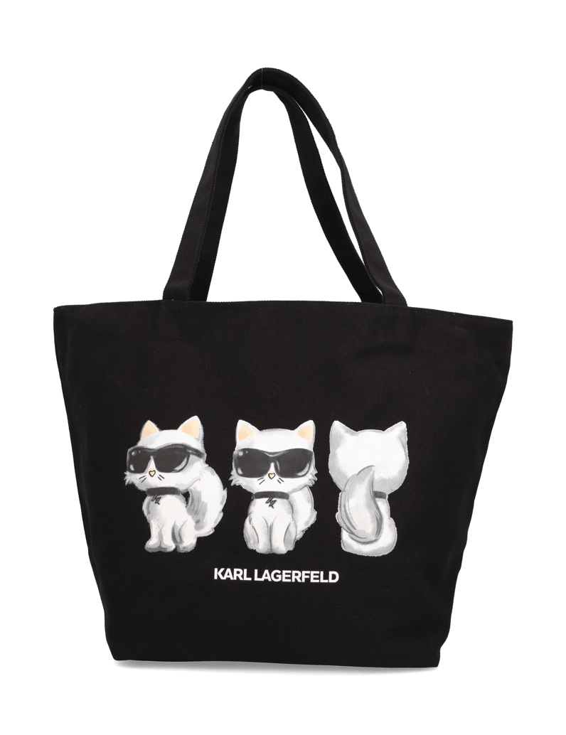 KARL-LAGERFELD-IKON-3SIDES-CHOUP-REV-SHOPPER-čierna