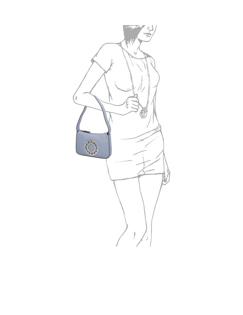 KARL-LAGERFELD-k/disk-sm-zip-shoulderbag