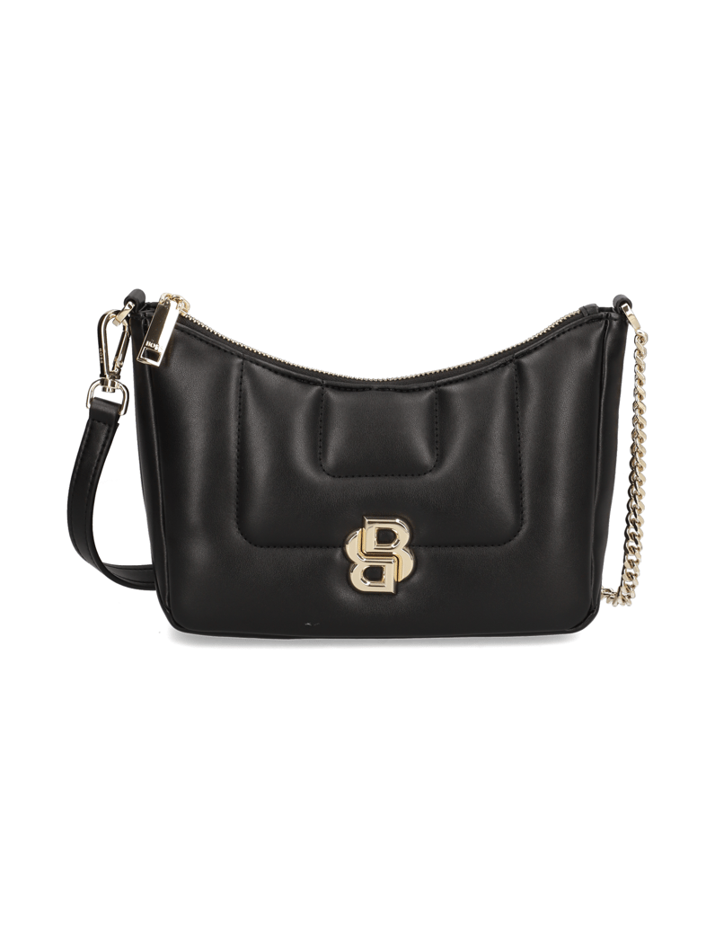 BOSS-Lederimitat-Mini-Bag-schwarz