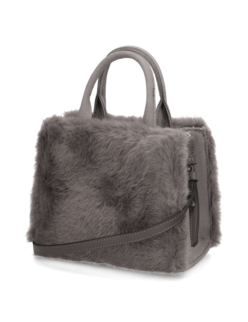 KARL-LAGERFELD-k/rsg-square-fur-mini-tote-siva