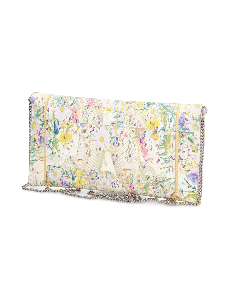 Högl-tekstil-clutch-torbica-večbarvno