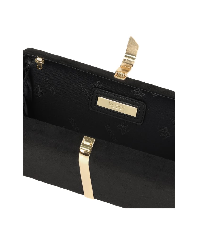 Kazar-Ladies-black-clutch-bag-čierna