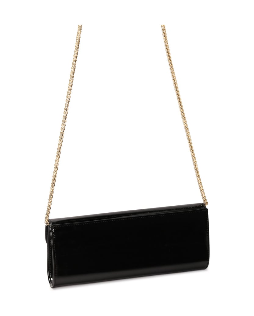 Kazar-Elegant-black-patent-leather-clutch-bag-čierna