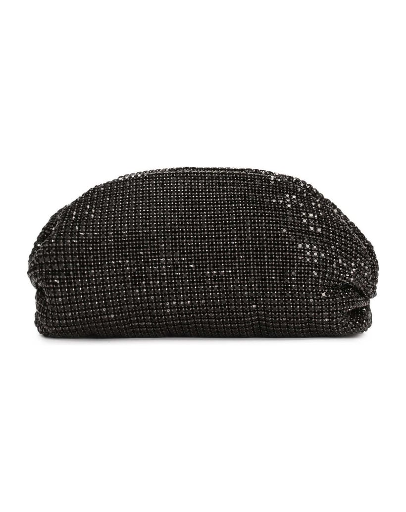 Kazar-Shiny-pouch-bag-strieborná