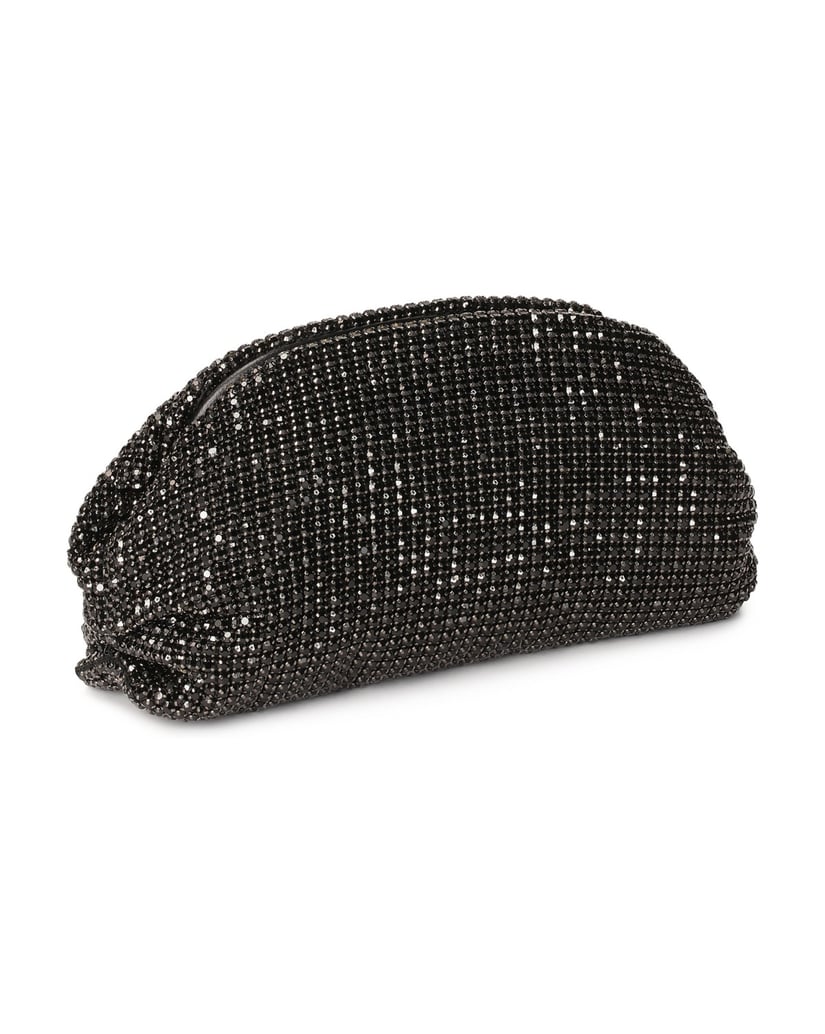 Kazar-Shiny-pouch-bag-strieborná