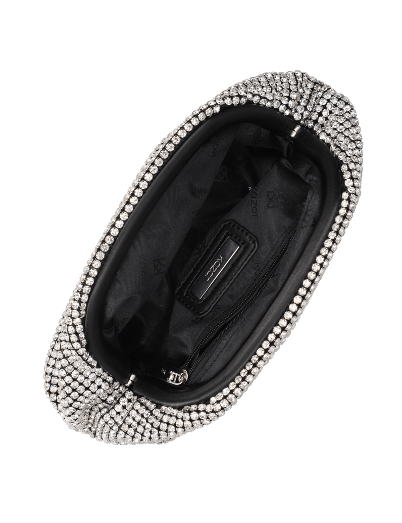 Kazar-clutch-torbica-srebrna