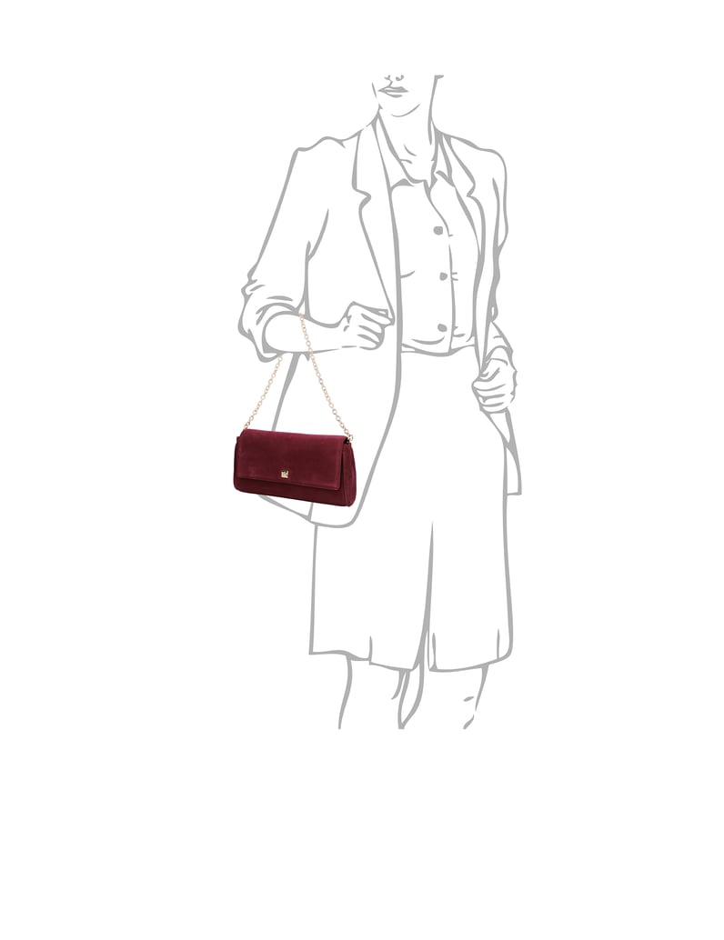Högl-clutch-torbica-rjava