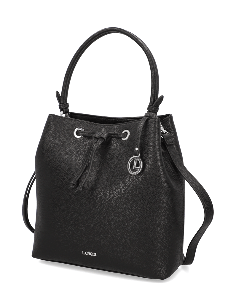 L.Credi-Hobo-Ebony-černá