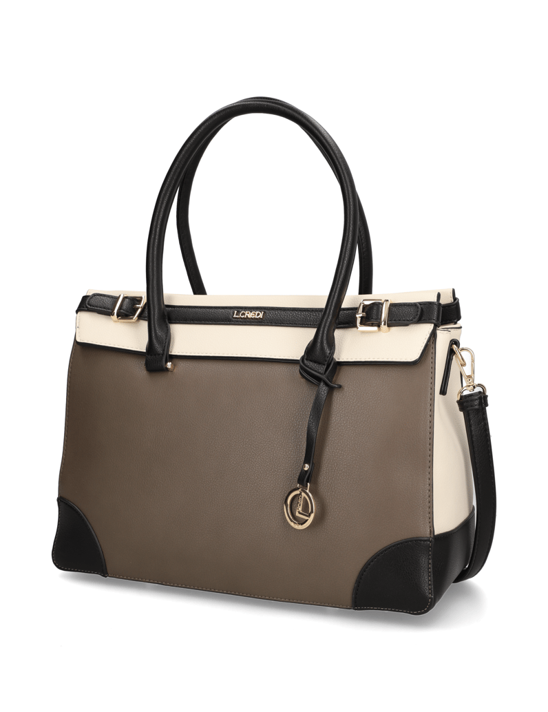 L.Credi-kabelka-Shopper-hnědá