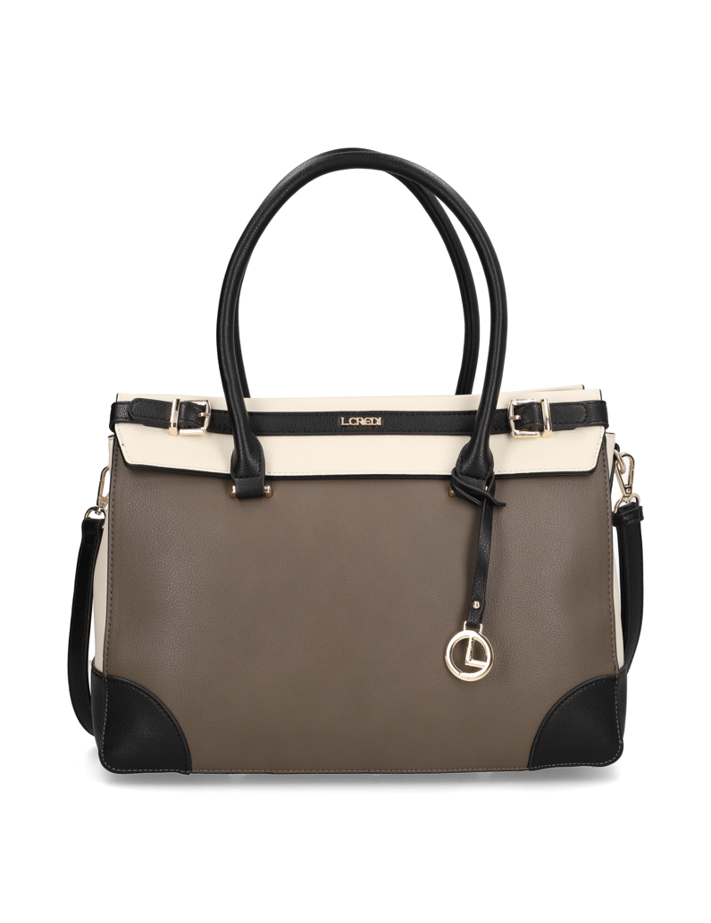 L.Credi-kabelka-Shopper-hnědá