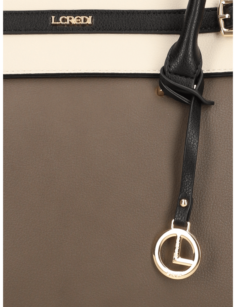 L.Credi-kabelka-Shopper-hnědá
