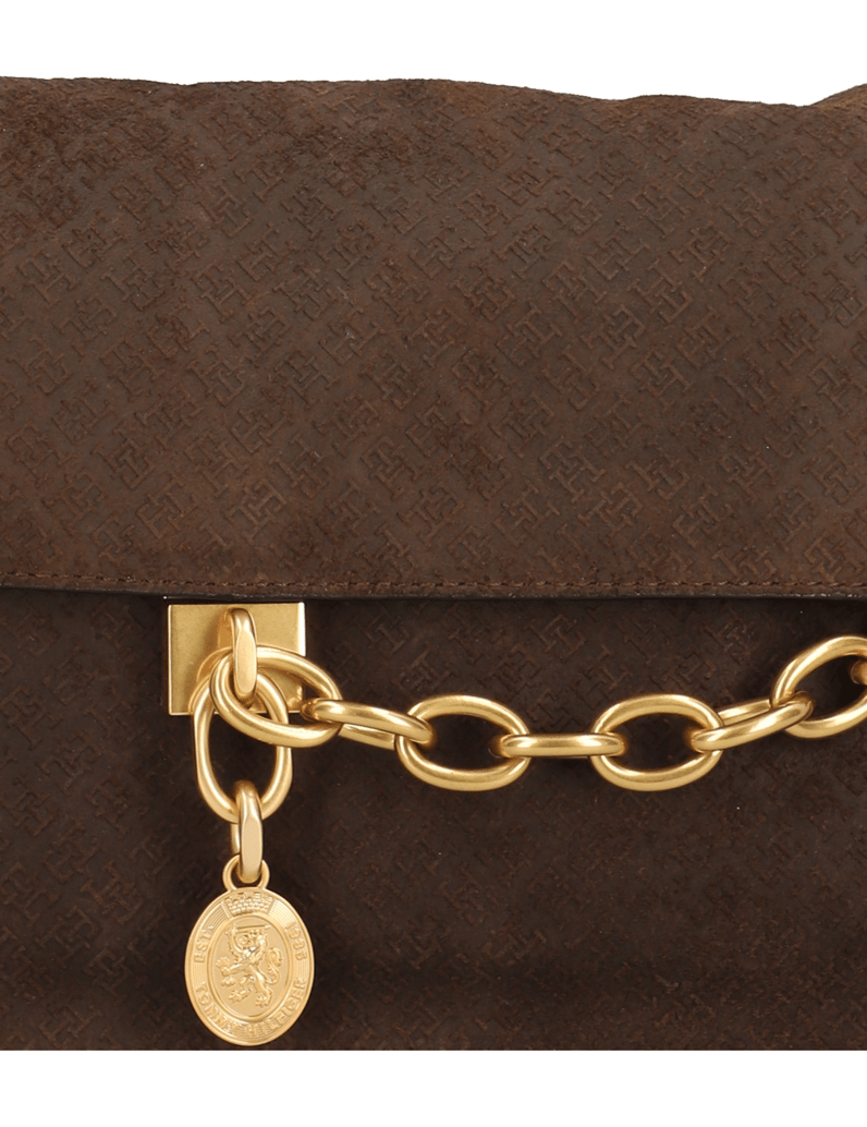 Tommy-Hilfiger-CREST-LEATHER-SHOUL-BAG-SUEMONO-hnedá
