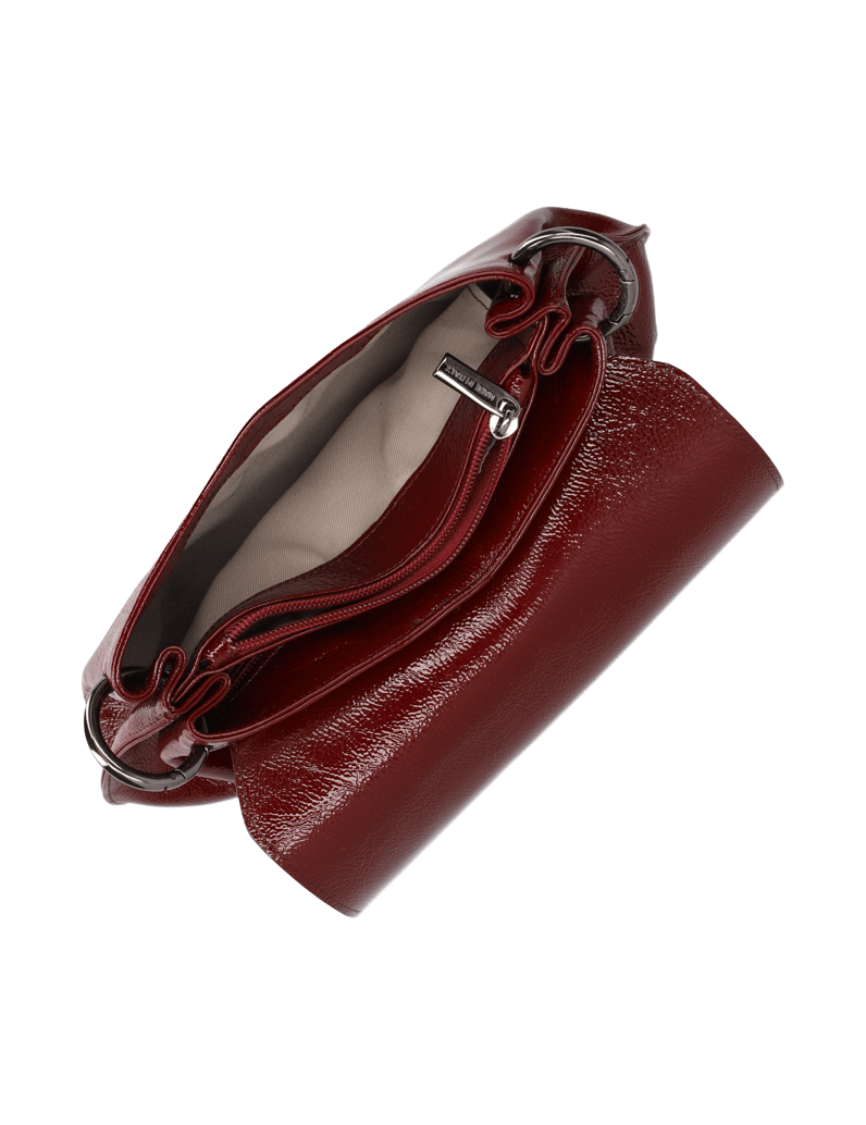 Pat-Calvin-Lackleder-Tasche-rot