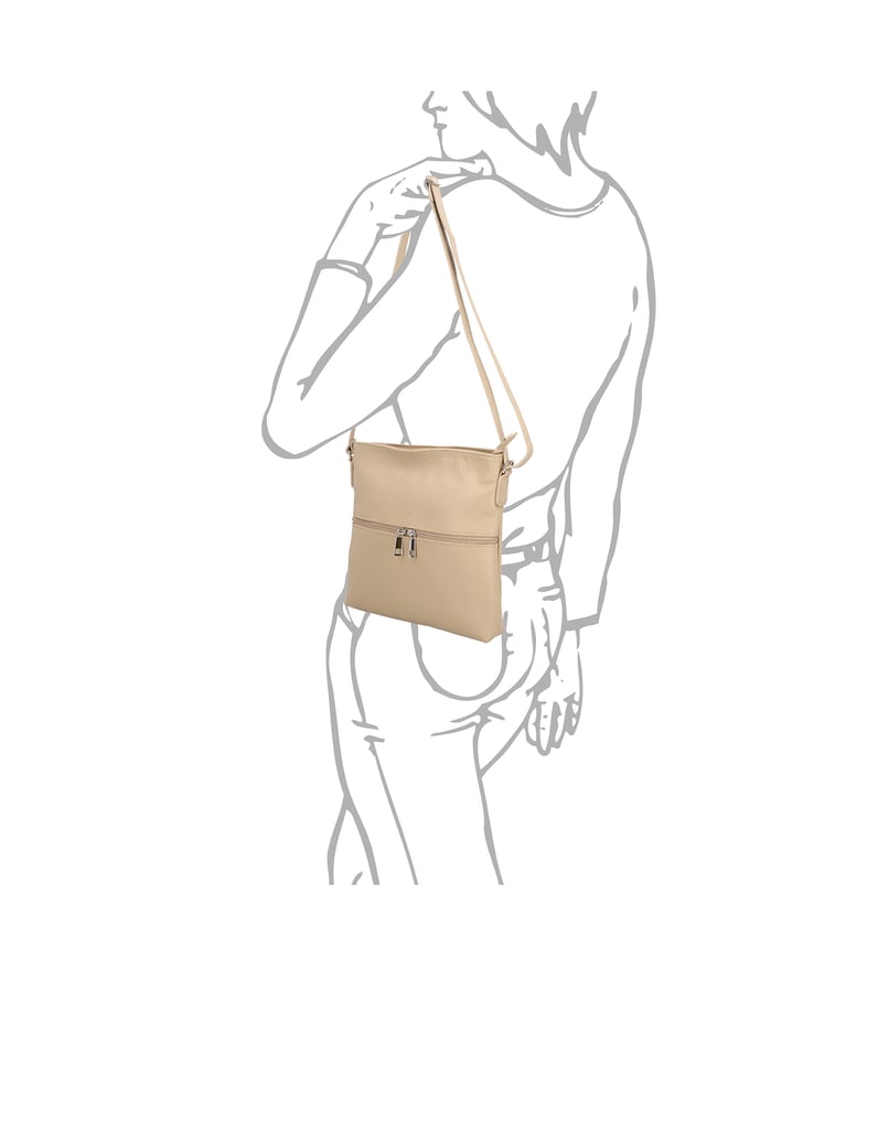 Lazzarini-hladká-koža-taška-cez-rameno-čierna