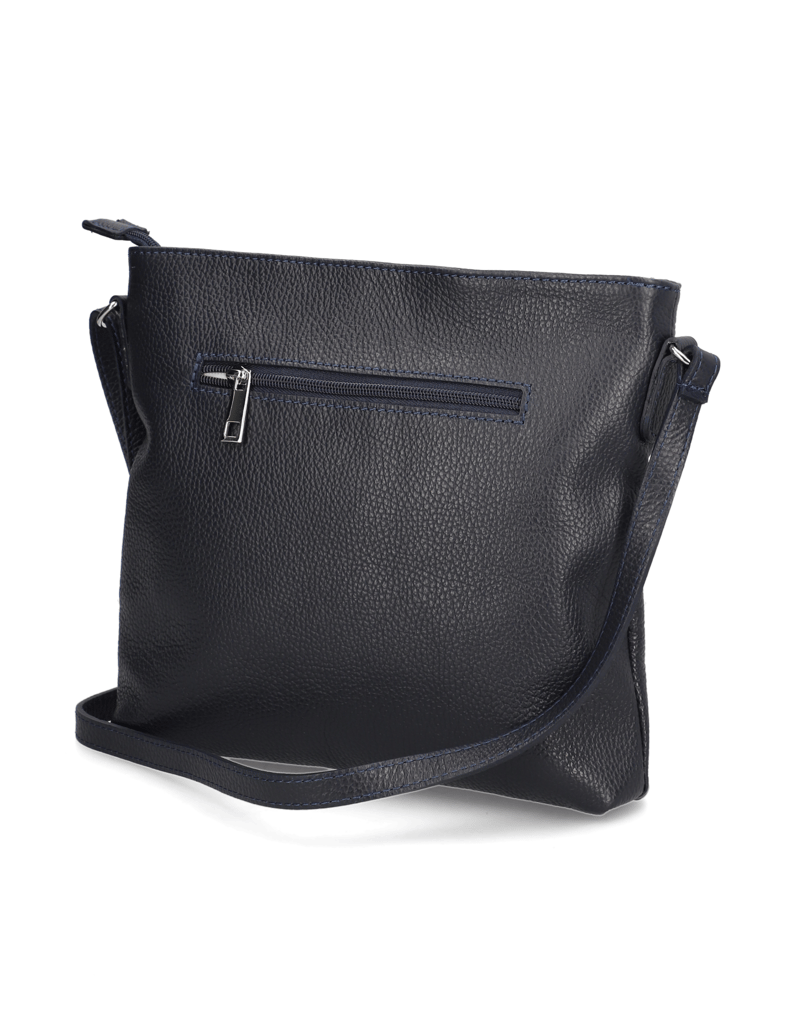 Lazzarini-hladká-koža-taška-cez-rameno-čierna