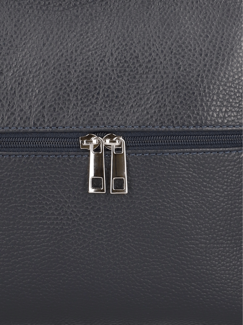 Lazzarini-hladká-koža-taška-cez-rameno-čierna