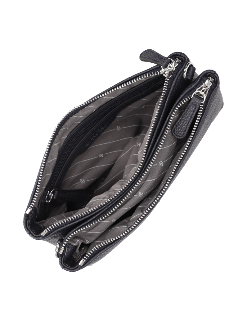 L.Credi-Doppelzip-cross-bag-Ella-schwarz