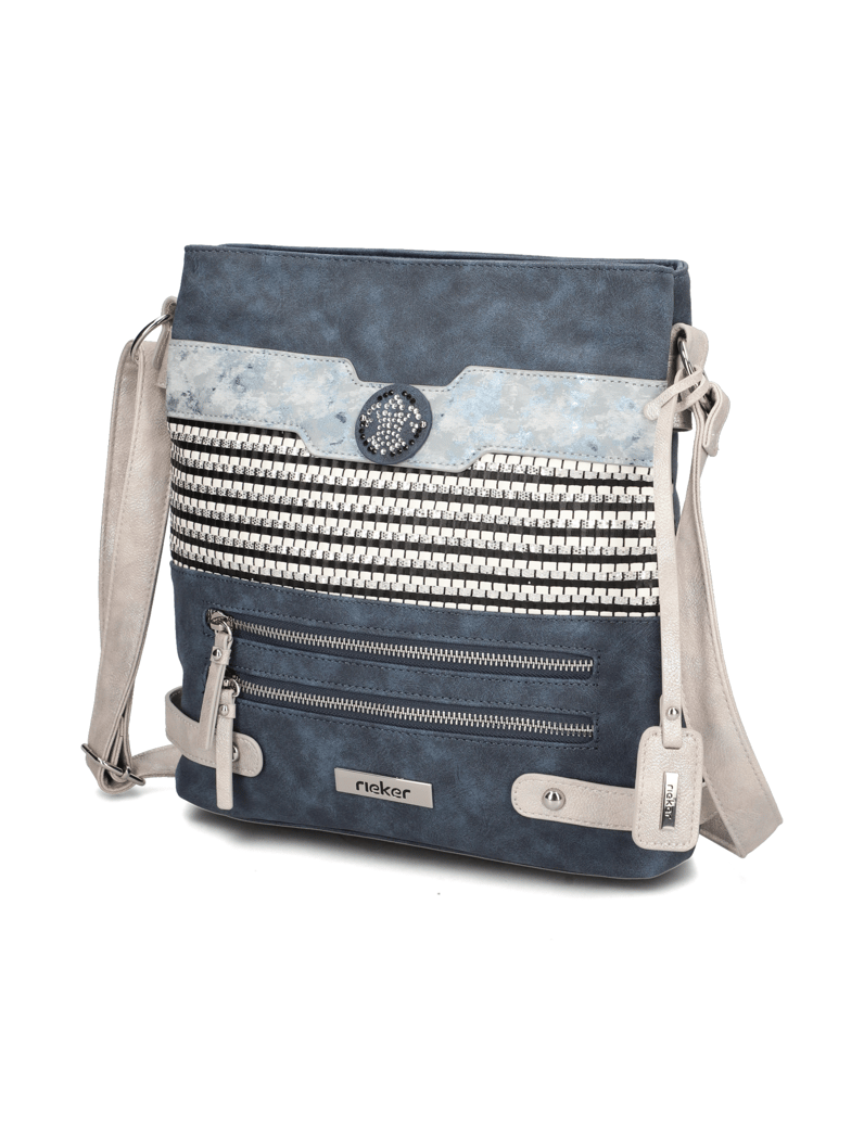 Rieker-imitácia-kože-taška-cez-rameno-modrá