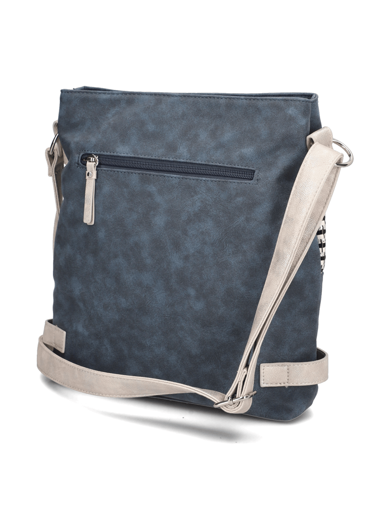 Rieker-imitácia-kože-taška-cez-rameno-modrá