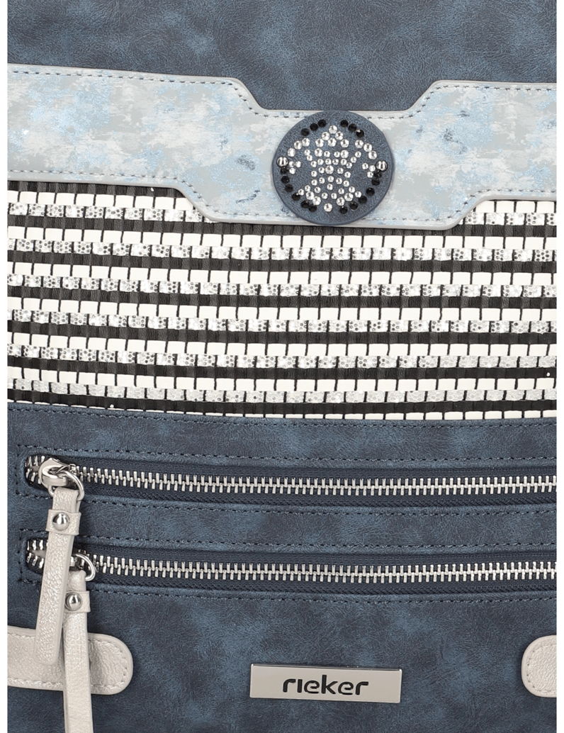 Rieker-imitácia-kože-taška-cez-rameno-modrá