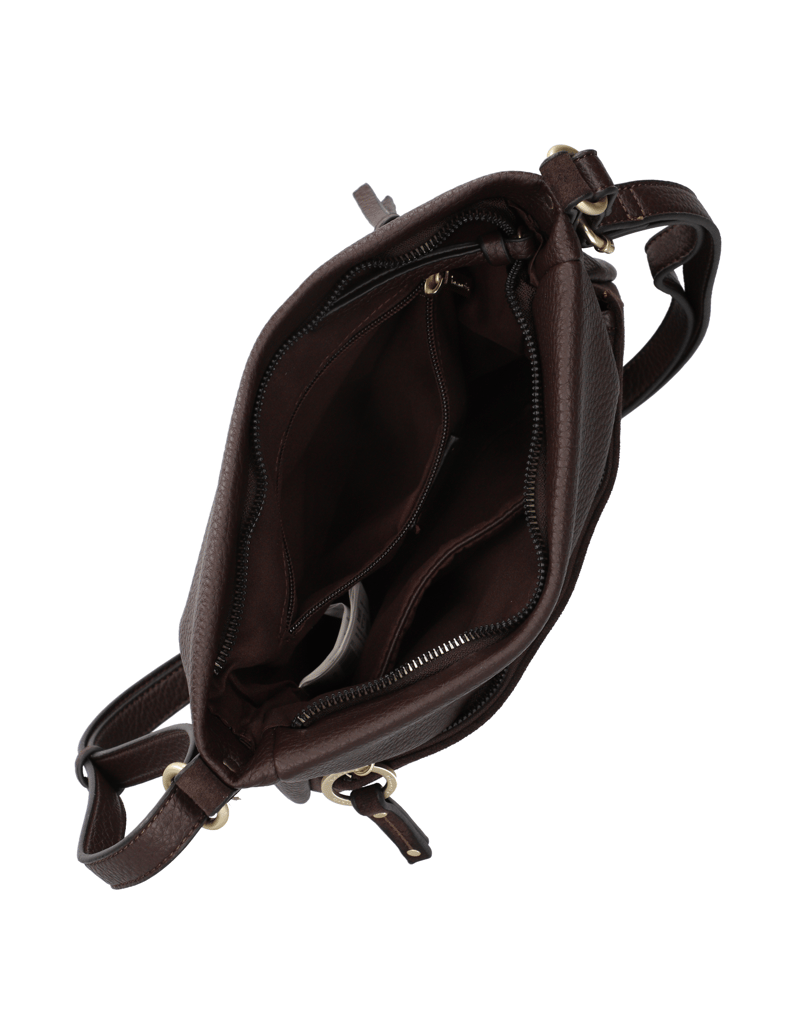 TAMARIS-imitacija-usnja-torbica-čez-ramo-rjava