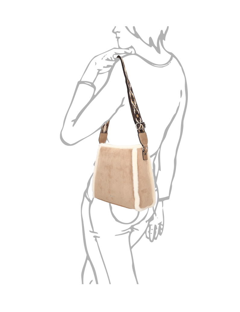 TAMARIS-Lederimitat-Crossover-beige