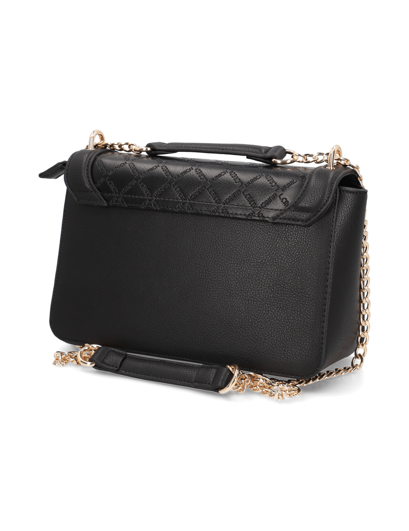 L.Credi-Filiberta-flap-bag--monogram-emboss-schwarz