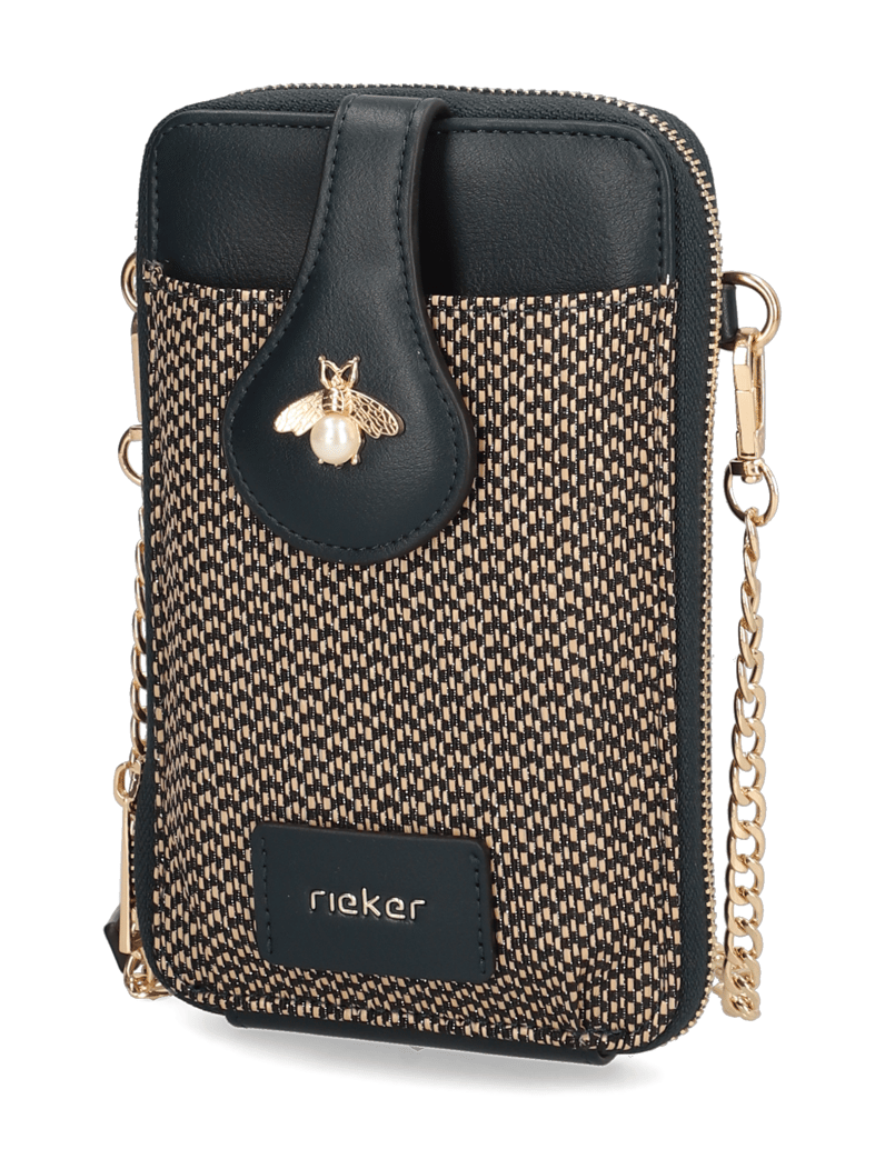 Rieker-imitácia-kože-taška-cez-rameno-čierna