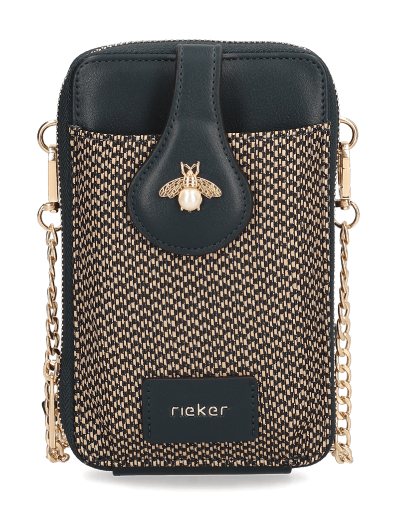 Rieker-imitácia-kože-taška-cez-rameno-čierna