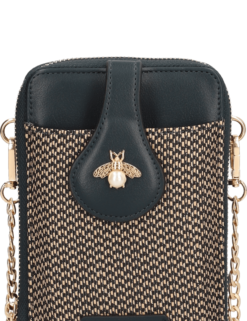 Rieker-imitácia-kože-taška-cez-rameno-čierna