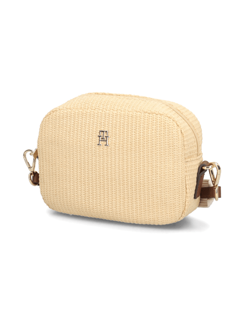 POPETTE CAMERA BAG RAFFIA