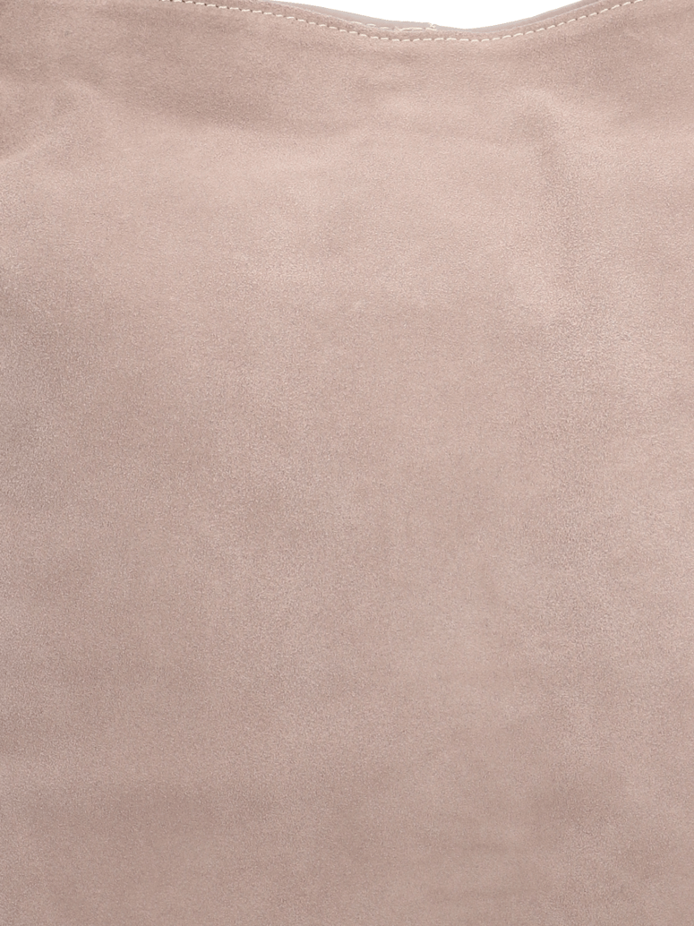 Lazzarini-Veloursleder-Hobo-Bag-čierna