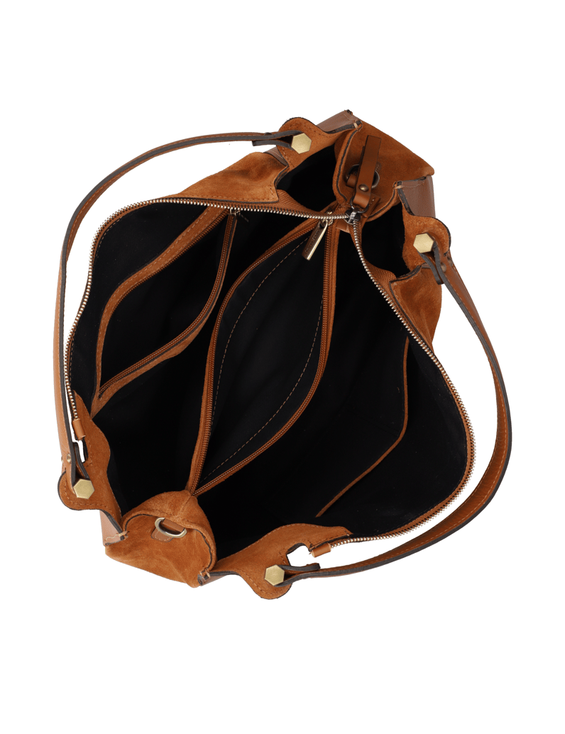 Pat-Calvin-Lederkombination-Hobo-Bag