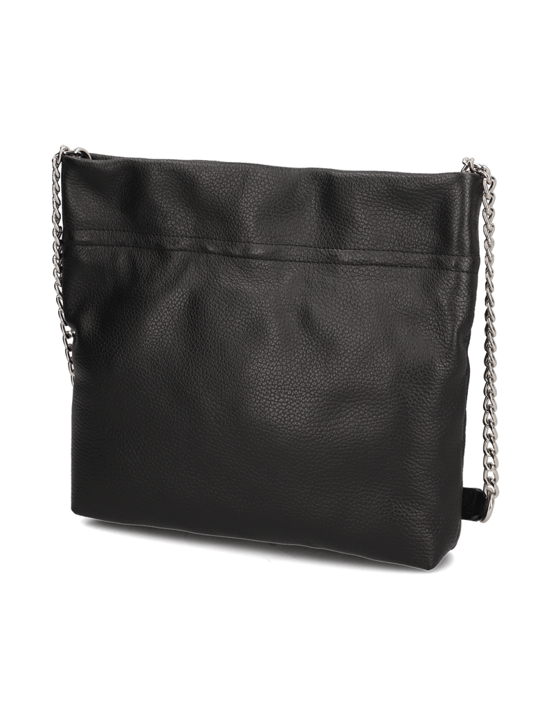 Lazzarini-hladká-kůže-kabelka-Hobo-černá