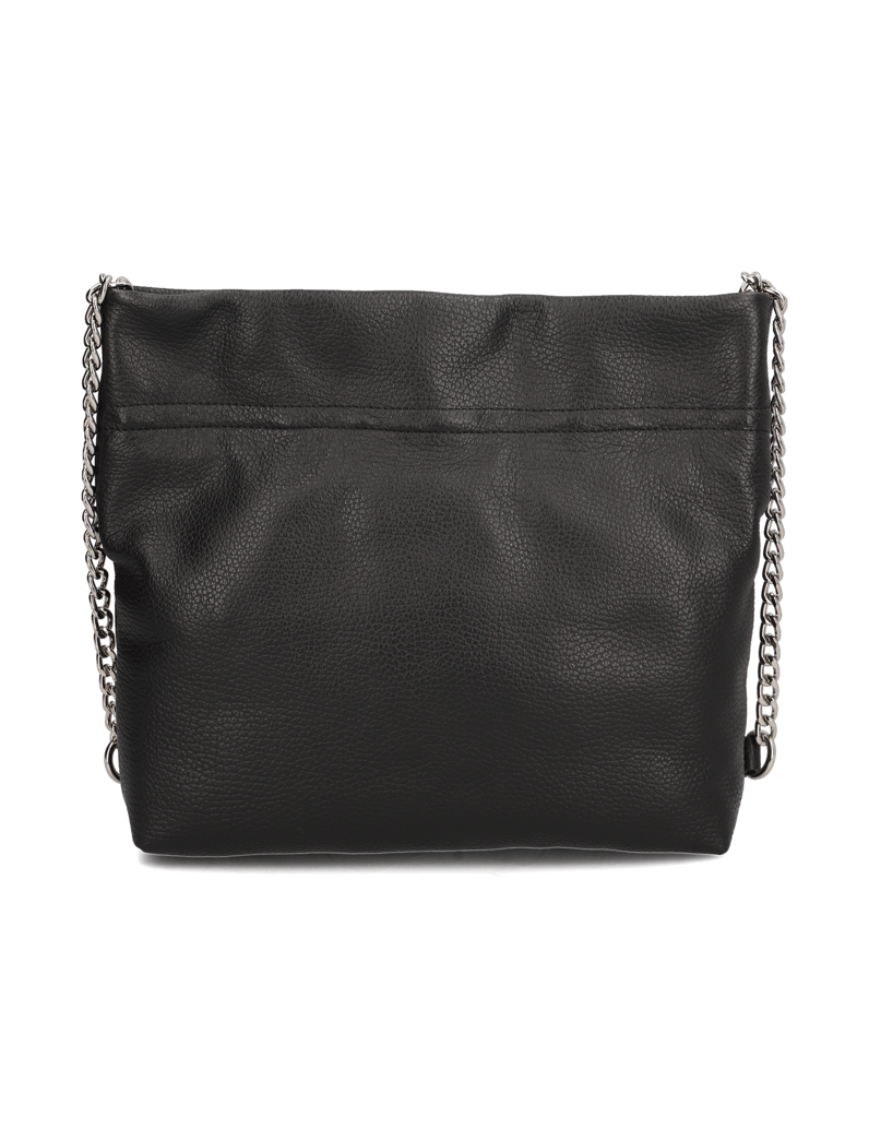 Lazzarini-hladká-kůže-kabelka-Hobo-černá