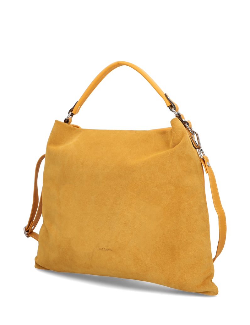 Pat-Calvin-Veloursleder-Hobo-Bag-gelb