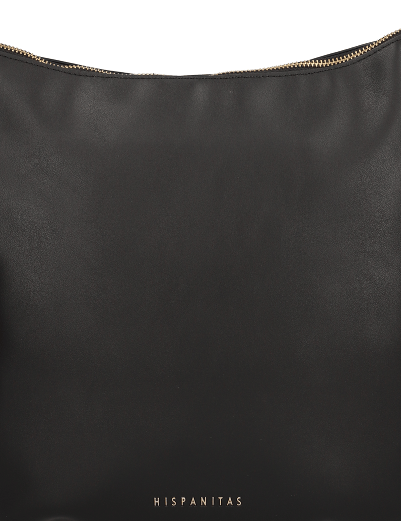 Hispanitas-Lederimitat-Hobo-Bag-schwarz