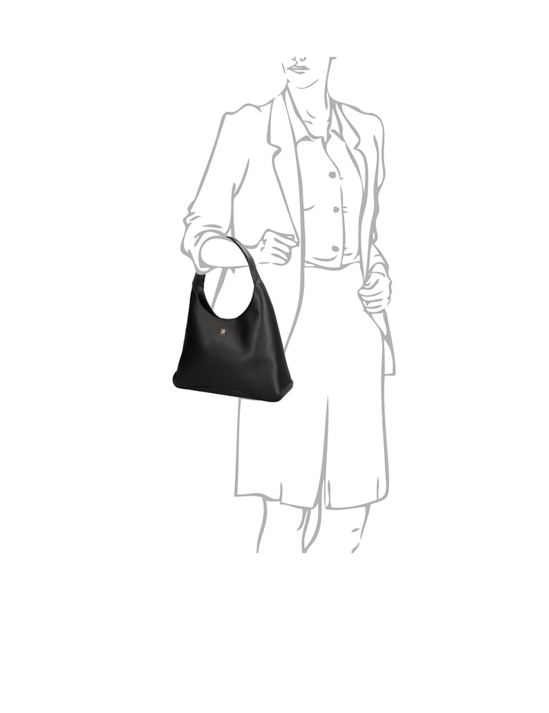 Tommy-Hilfiger-TH-EVERYDAY-HOBO-črna