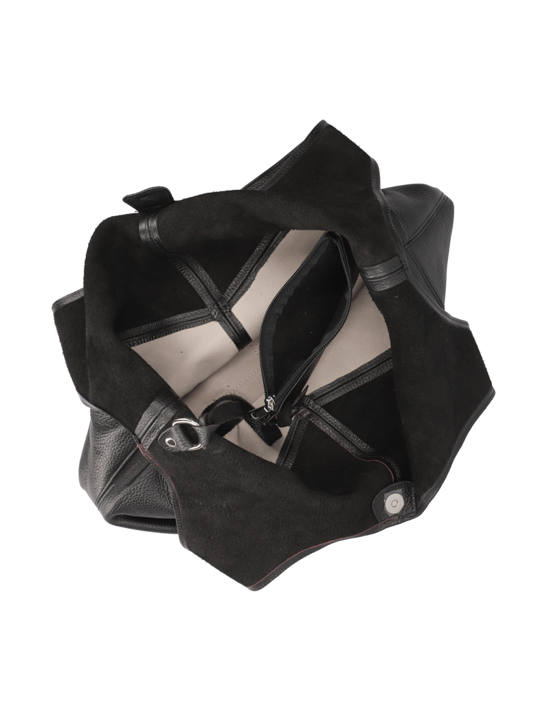 Pat-Calvin-Glattleder-Shopper-zlatá