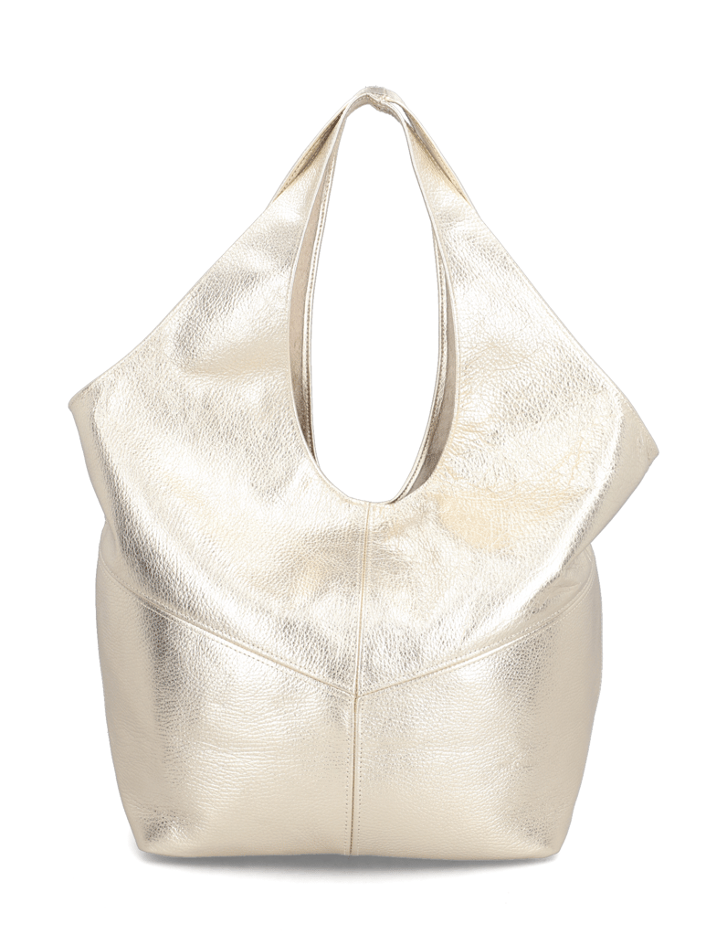 Pat-Calvin-Glattleder-Shopper-zlatá