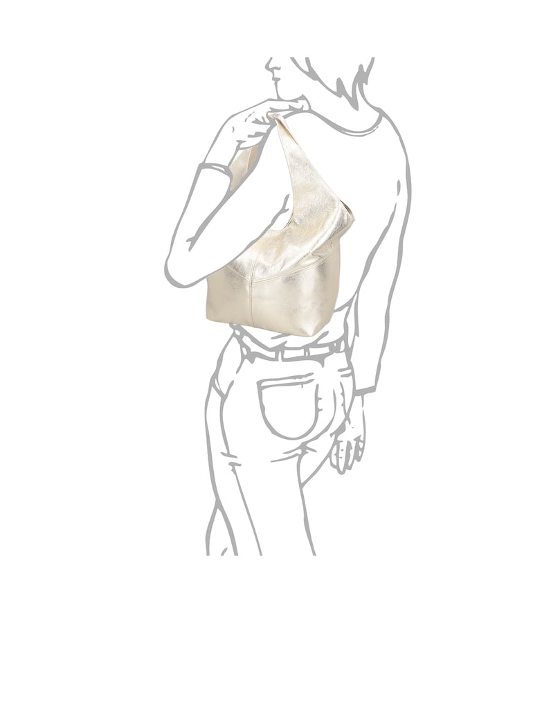 Pat-Calvin-Glattleder-Shopper-zlatá