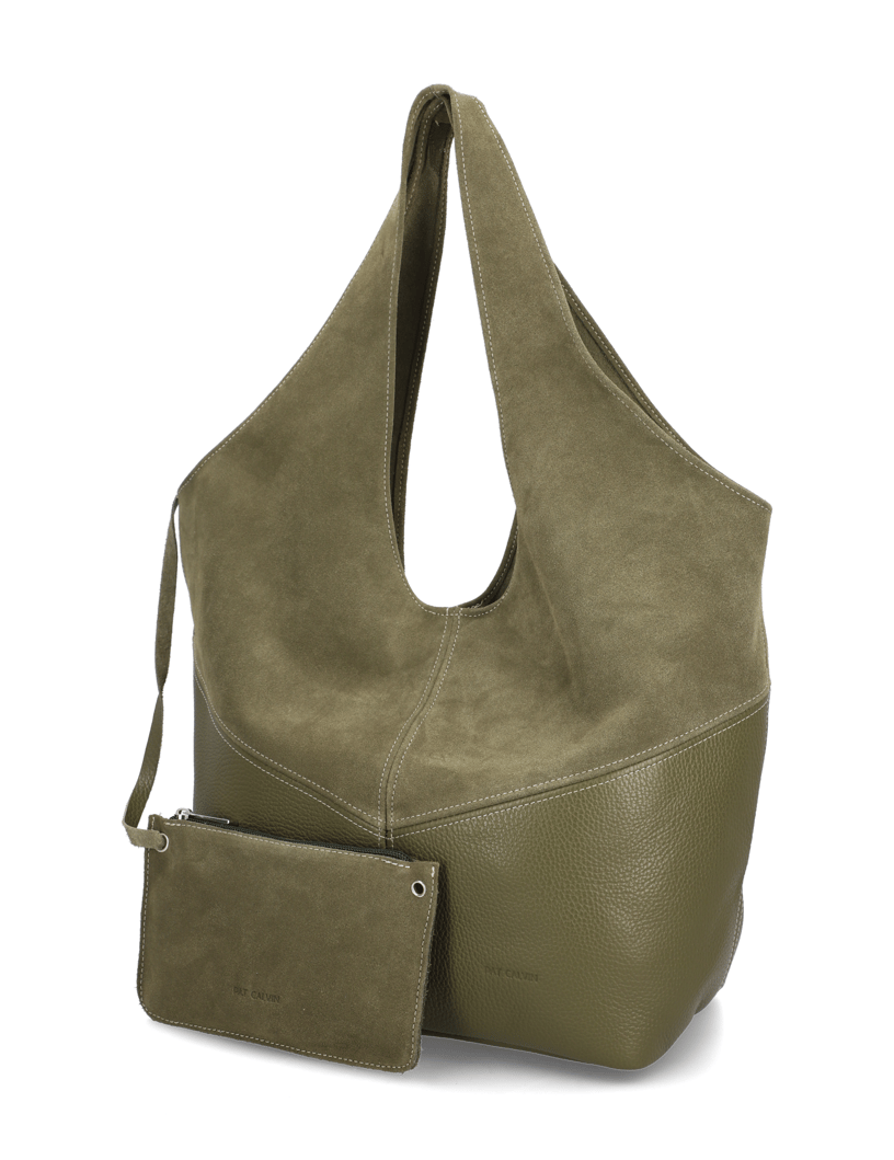 Calvin Glattleder Pat Calvin Handtasche Milestone Lederjacke