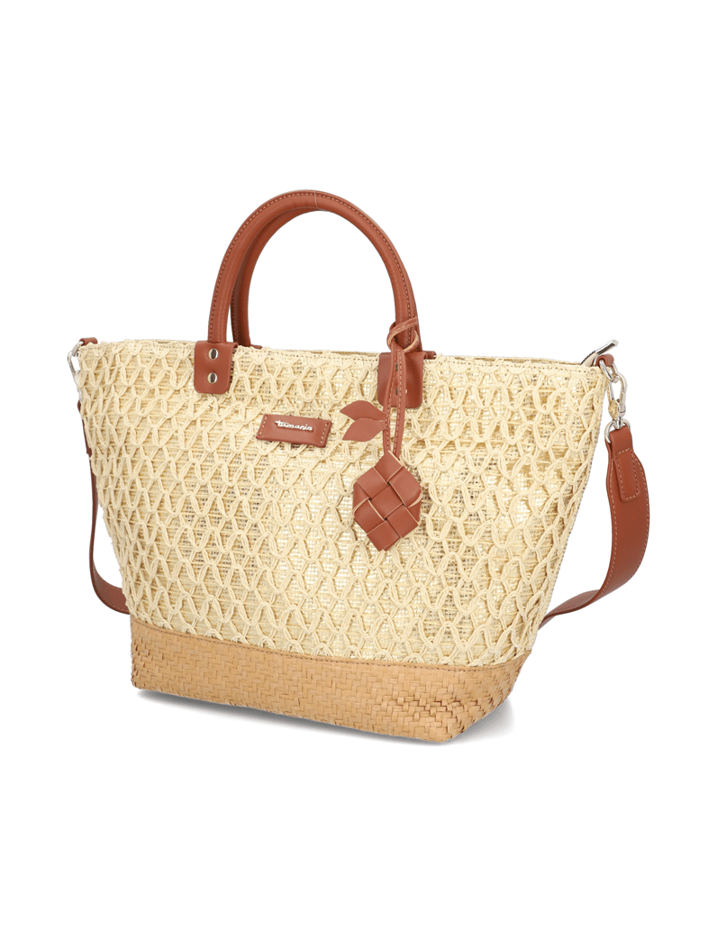 TAMARIS-textil-kabelka-Shopper-zlatá