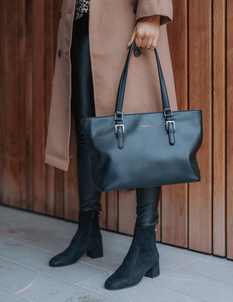 Lazzarini-Shopper-schwarz