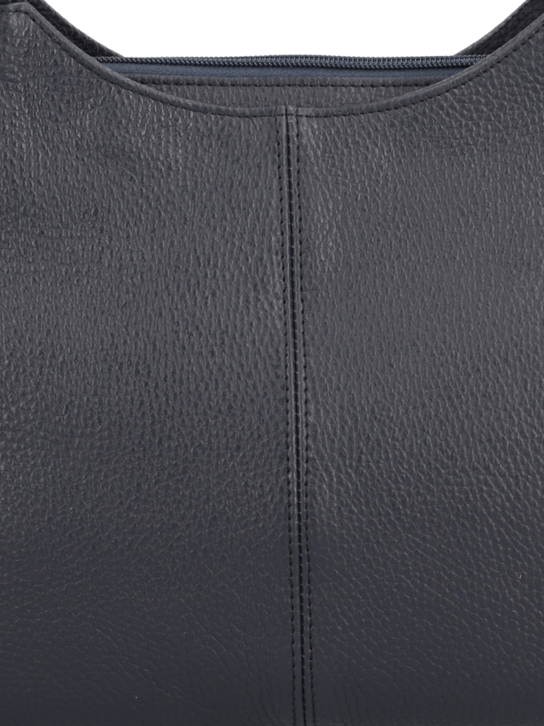 Lazzarini-Glattleder-Shopper-schwarz