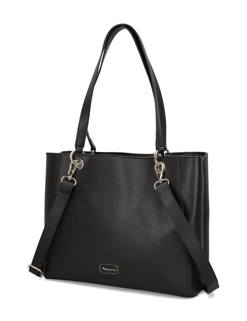 TAMARIS-kabelka-Shopper-čierna