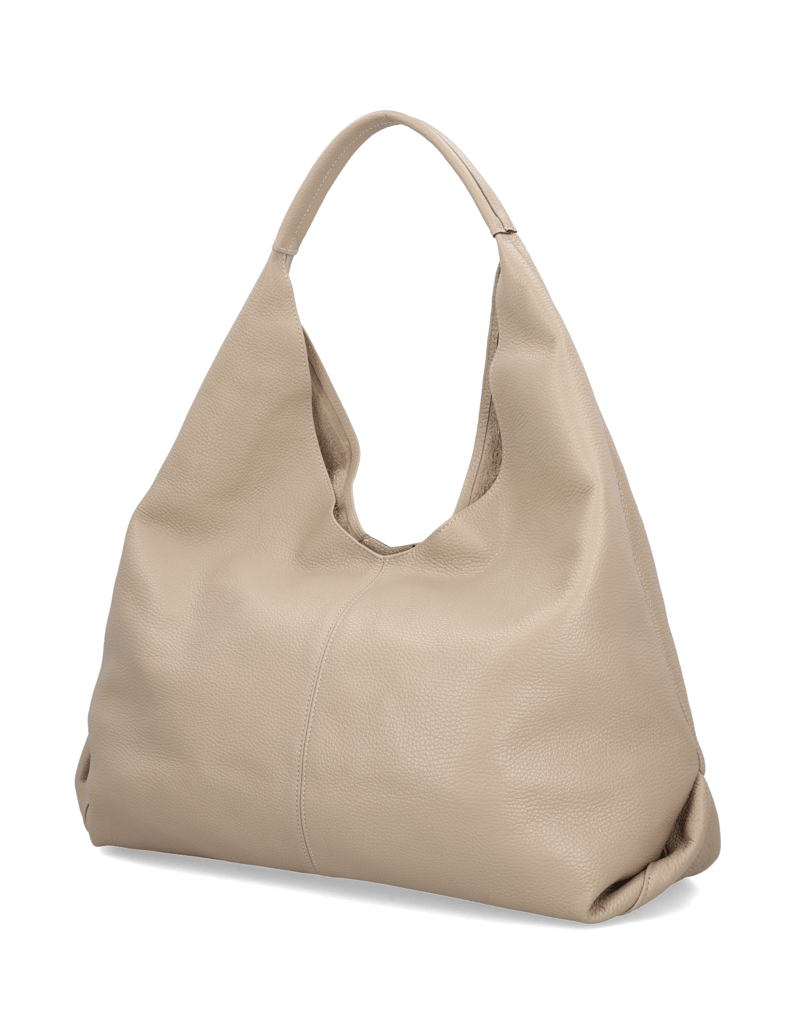 Pat-Calvin-hladká-kůže-kabelka-Shopper-béžová